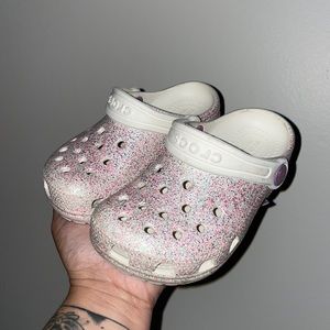 Toddler Glitter Crocs